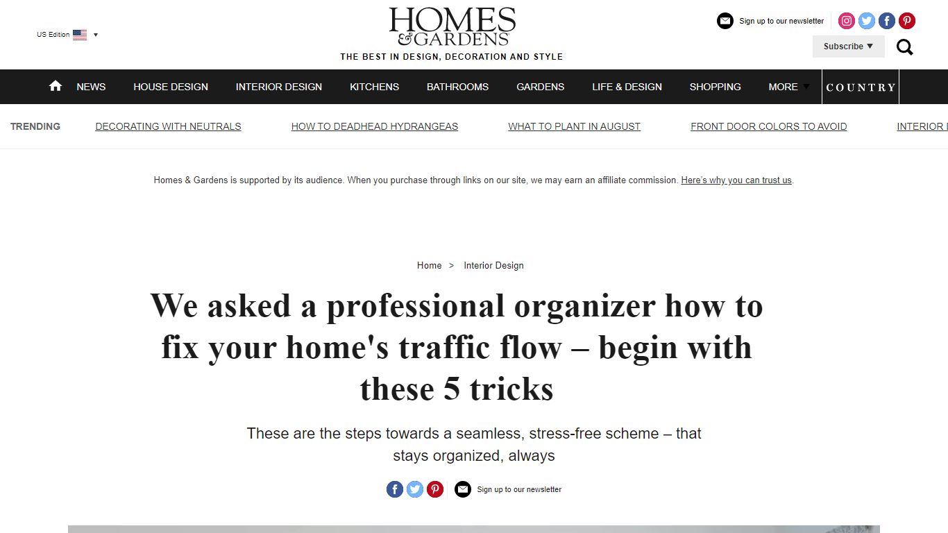 We asked a professional organizer how to fix your home's traffic flow ...