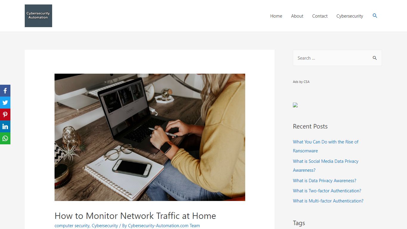 How to Monitor Network Traffic at Home - Cybersecurity Automation